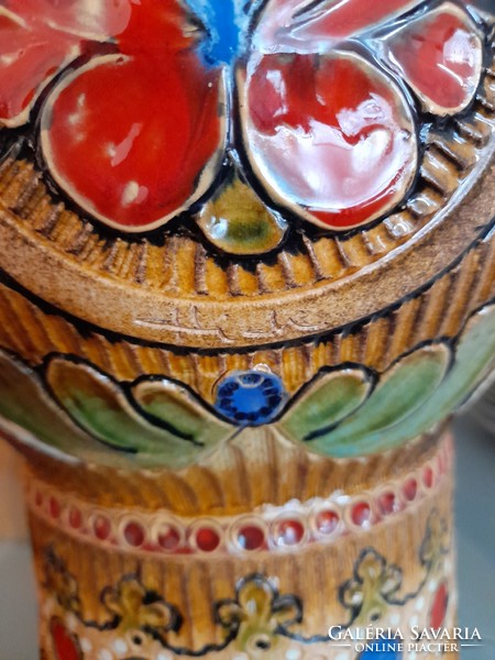 Huge vase with Hidi mark, marked, 58 cm.