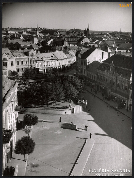 Larger size, photo art work by István Szendrő. Veszprém, 1940. Original, stamped photo