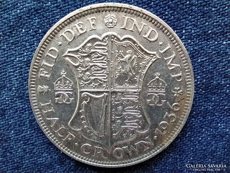 England v. György (1910-1936) .500 Silver 1/2 crown 1936 (id54395)