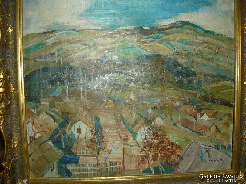 A painting by Jenő Filep Vadadi.