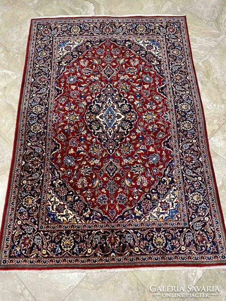 Iran keshan Persian carpet 212x145