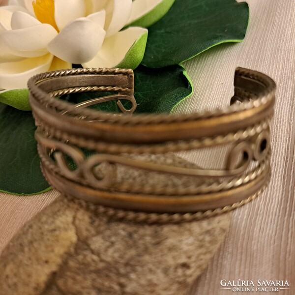 Silver-plated craftsman bracelet 2 cm