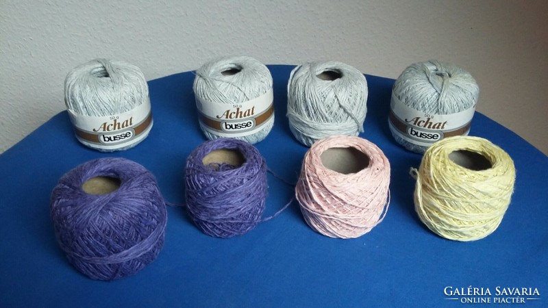 Old German achat yarn, approx. 30 DKK