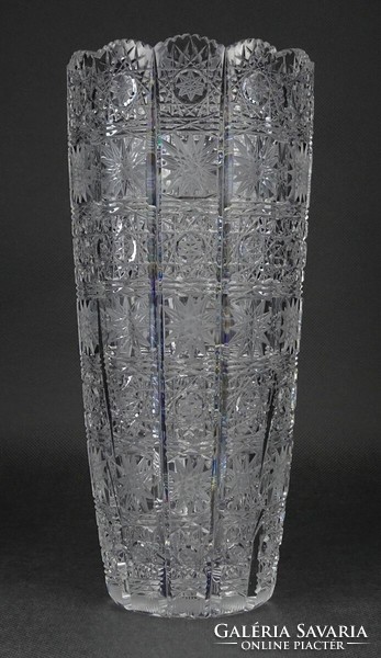 1N484 Nagyméretű kristály váza virágváza 25.5 cm