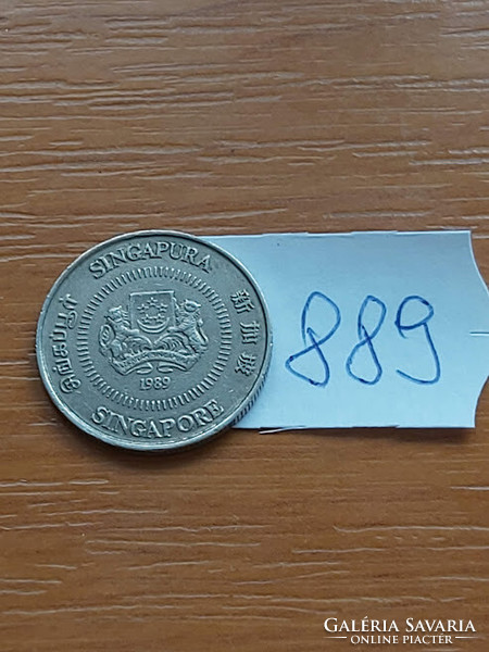 HUF 30 / Singapore 10 cents 1989 889.