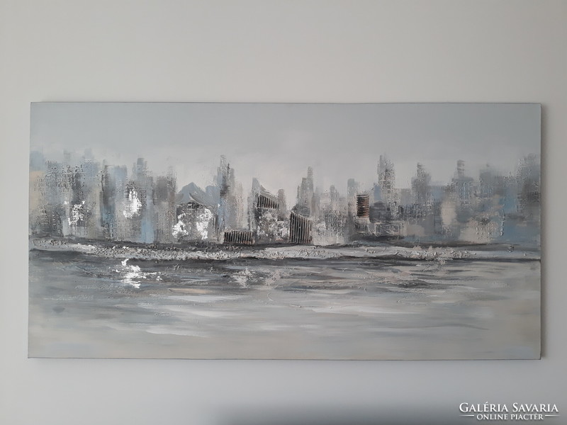 Atlantic City - nagyméretű festmény (70x140 cm)