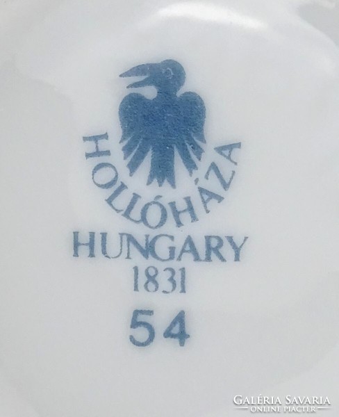 1N411 Jurcsák László Hollóházi porcelán bonbonier