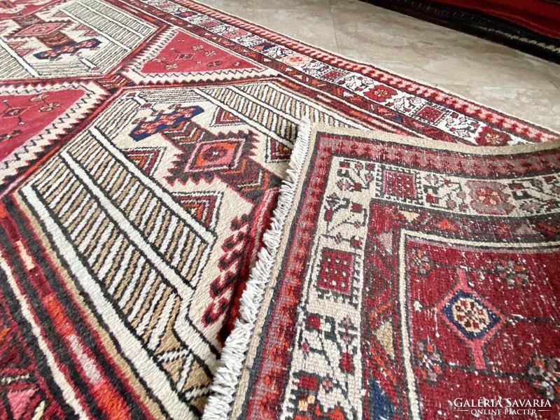 Iranian abadeh Persian carpet 345x98 cm
