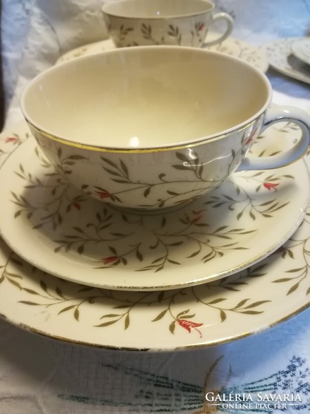 Porcelán teás készlet/Bavaria/