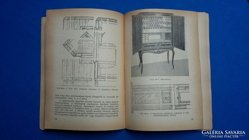 Lajos Czagány: furniture structures, Táncsics publishing house, 1957