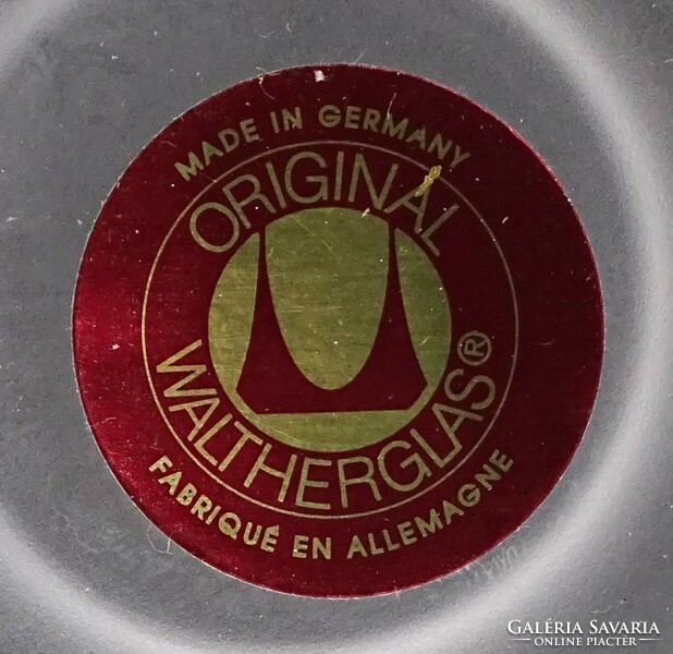 1N214 Jelzett német karácsonyi Waltherglas üveg mécsestartó