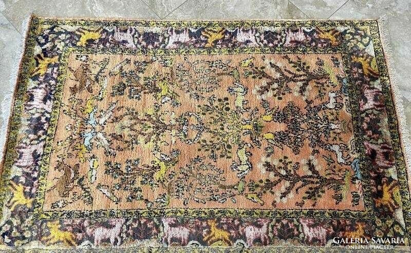Qum IRAN selyem perzsaszőnyeg 160x100 cm
