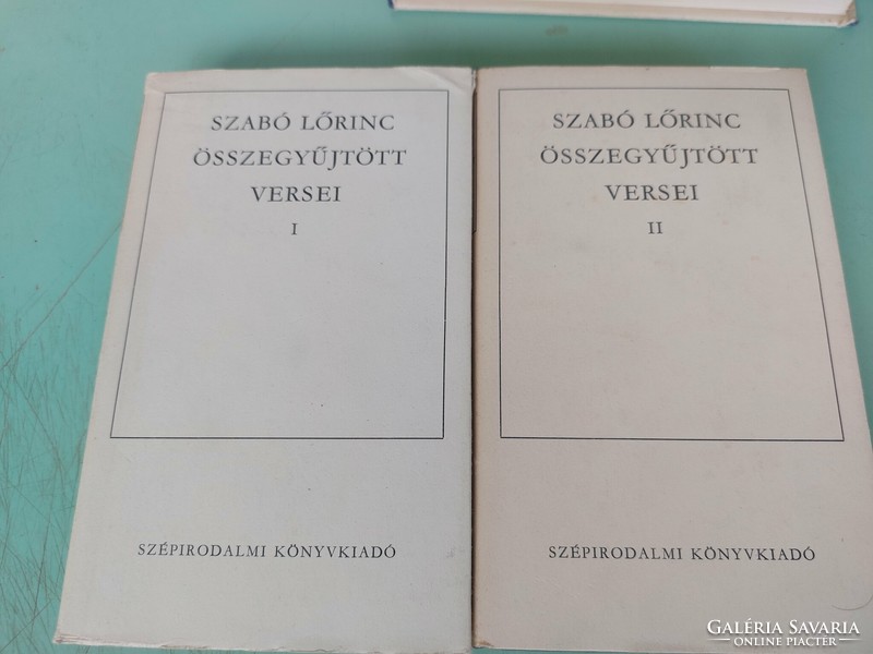 Ady Endre és Szabó Lőrinc összegyűjtött versei.3 tétel.Tételenként 750.-Ft