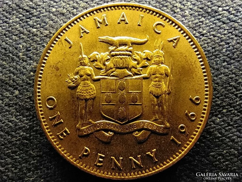 Jamaica II. Erzsébet (1952-2022) 1 penny 1966 (id67762)