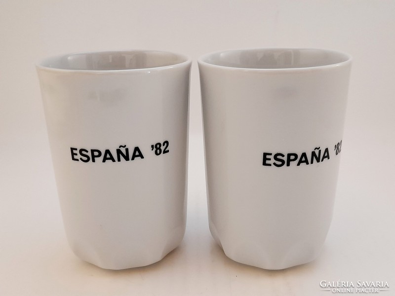 Zsolnay focis poharak párban, Espana 82