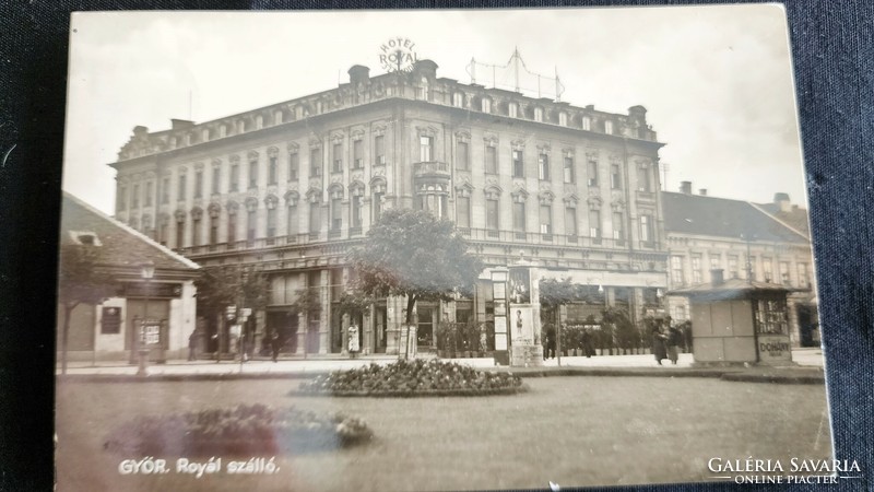 1941 Győr Royal szálló Meixner család KORABELI ÉS EREDETI JELZETT FOTÓ LAP