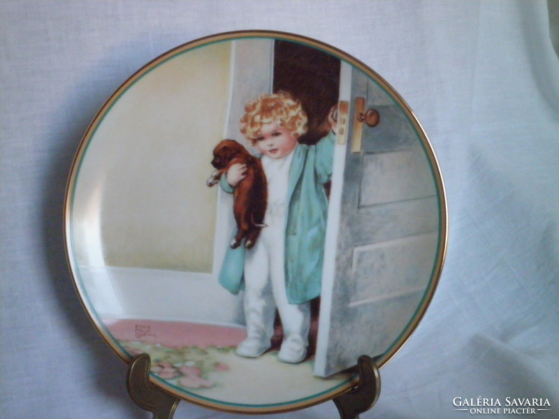Bessie pease gutmann porcelain decorative plates