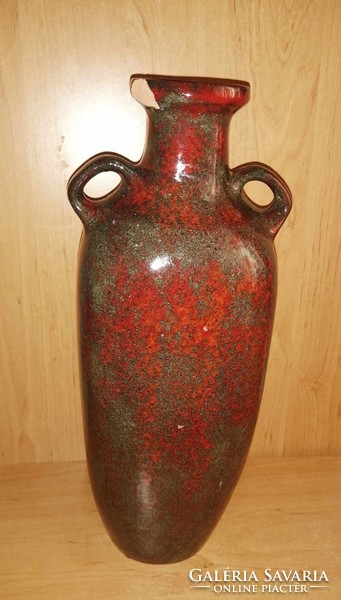 Pesthidegkúti kerámia váza - 37 cm magas