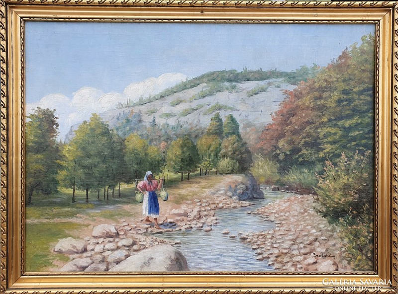 Unknown / landscape with stream