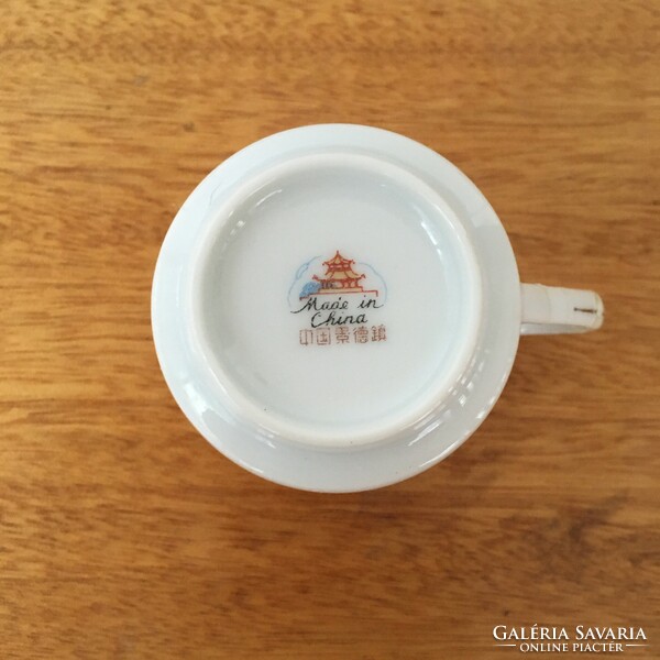 Chinese coffee cup with bottom