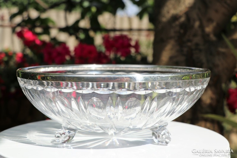 835 silver rimmed bowl