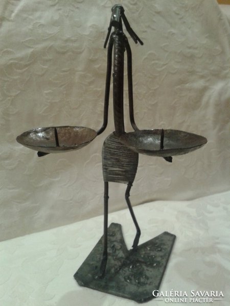 Art deco candle holder 35 cm