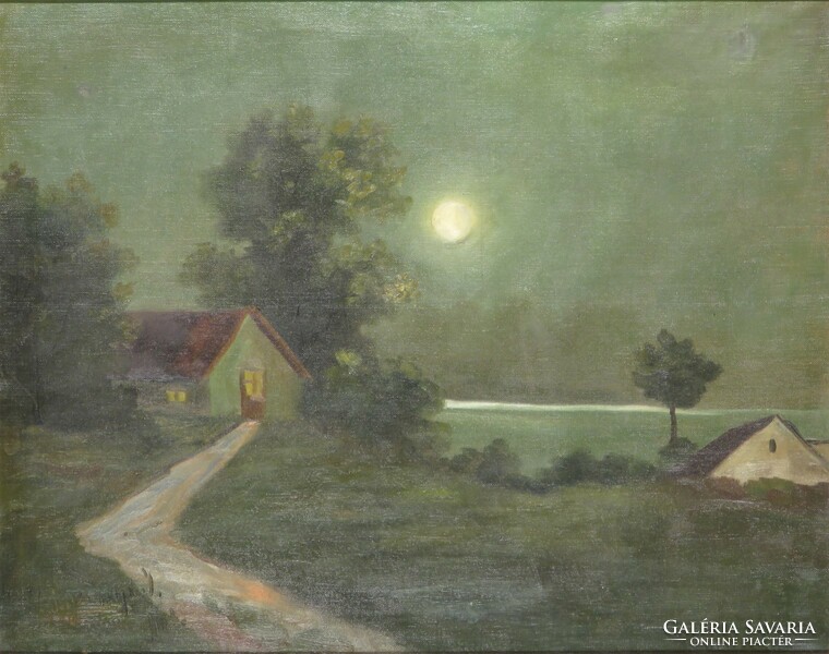Zágonyi I. jelzéssel : Holdvilágos tanya 1903