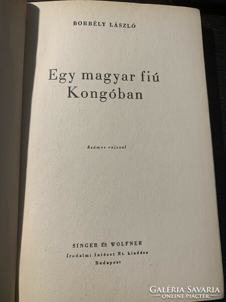 Borbély: Magyar fiú Kongóban / 1939