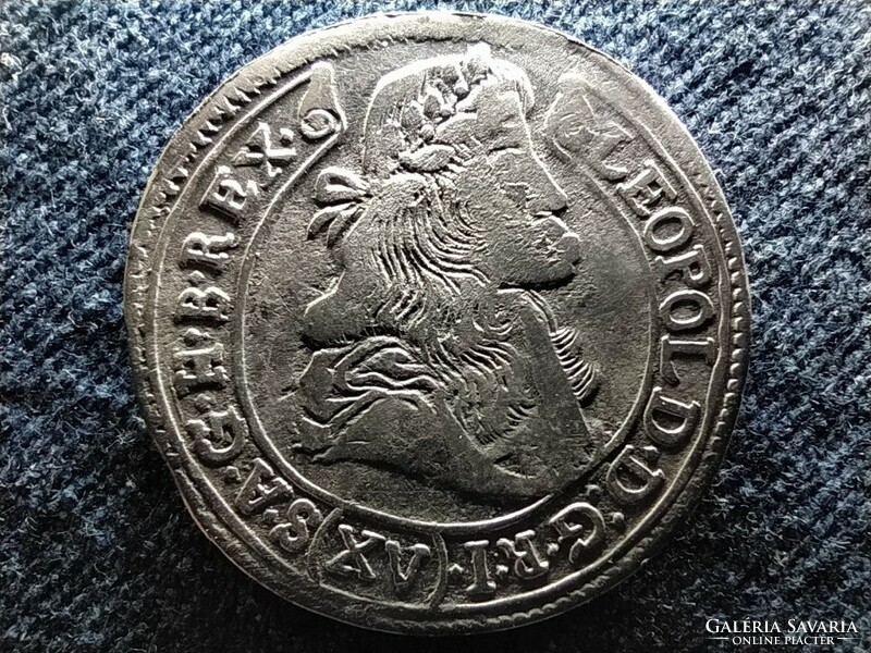 Lipót I (1657-1705) silver 15 pennies (1677-1686) 1679 kb (id57022)