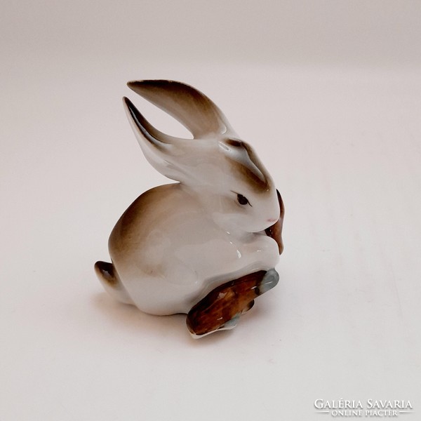 Zsolnay bunny, rabbit, 6.5 cm