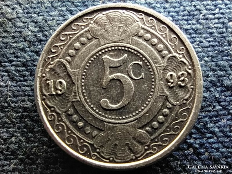 Holland Antillák Beatrix (1980-2013) 5 cent 1993 (id66664)