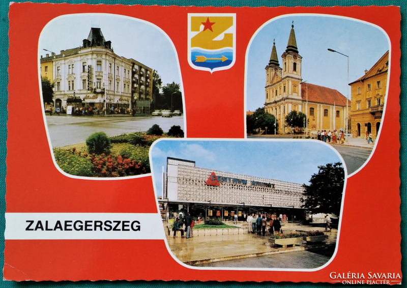 Zalaegerszeg, részletek, postatiszta képeslap