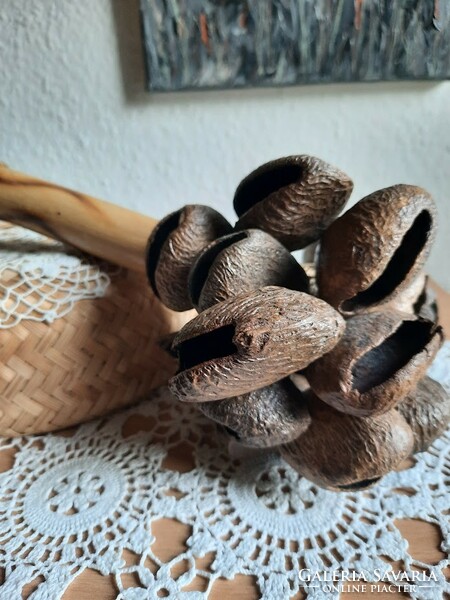 African instrument, rattle, could be used in ritual dances. Rare piece :) for collectors :)
