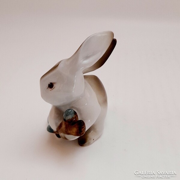 Zsolnay bunny, rabbit, 6.5 cm