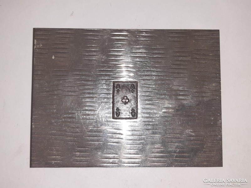 Metal card box