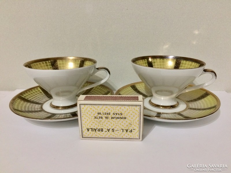 Vintage porcelán csésze+alj-Bavaria-Bareuther