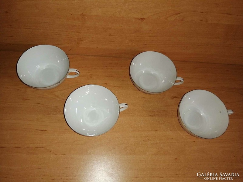 Budapest Drasche porcelán teáscsésze 4 db egyben (3/K)