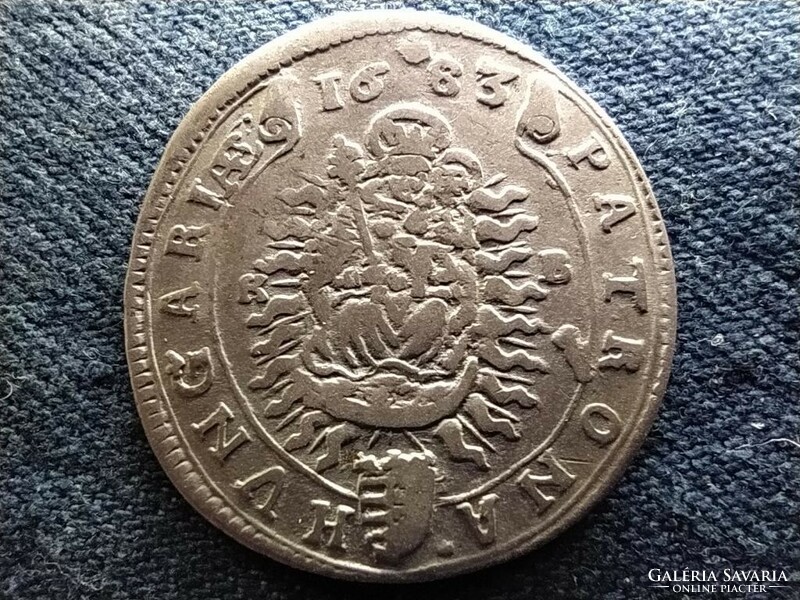 I. Lipót (1657-1705) ezüst 15 Krajcár (1677-1686) 1683 KB (id64495)