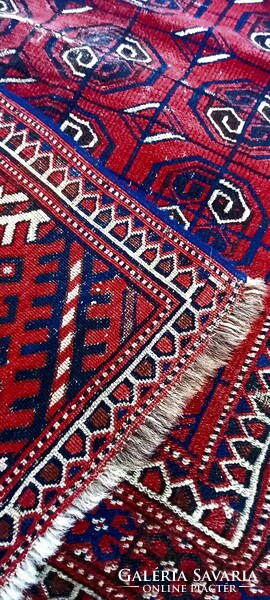 Antik Türkmén chuval yomud kézi csomózású szőnyeg ALKUDHATÓ