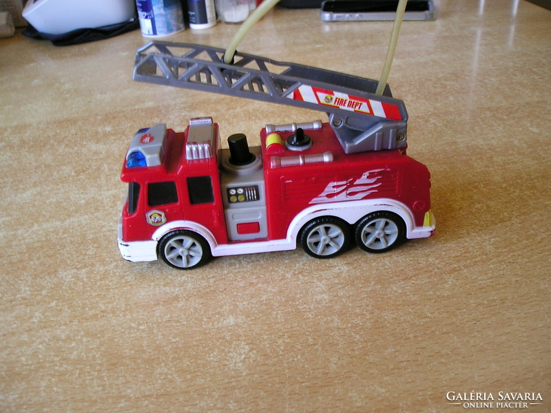 Fire engine model, mini - 15 cm.