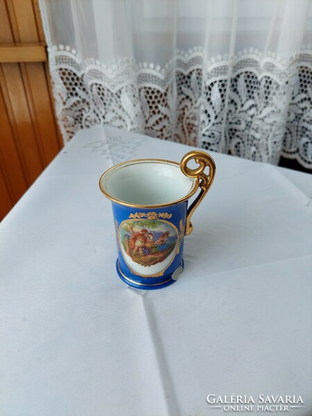 Altwien hand-painted baroque-classicist chocolate coffee cup