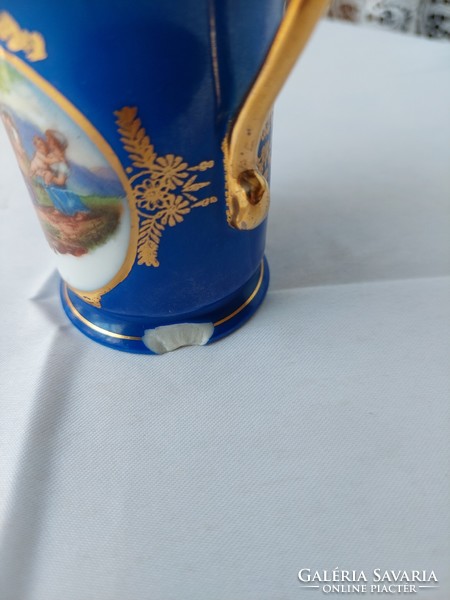 Altwien hand-painted baroque-classicist chocolate coffee cup