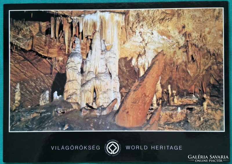 Aggtelek, Baradla barlang, Vöröstói-szakasz, postatiszta képeslap