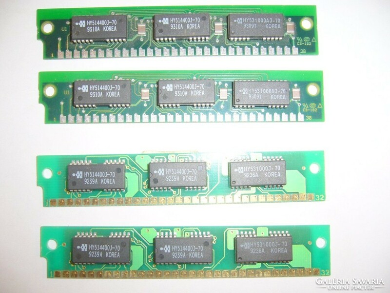 ANTIK 4X1MB HYNIX SIMM MEMÓRIA 30 PIN-RETRO VINTAGE-286 386 486-OS PC-BE--MPL csomagautomatába i
