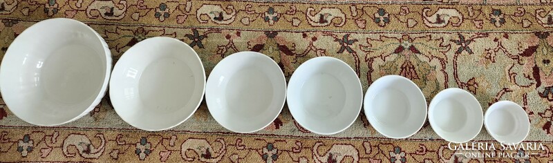 Art deco Zsolnay marked Hungarian set of 7 pieces 30.00 - 10.80 cm