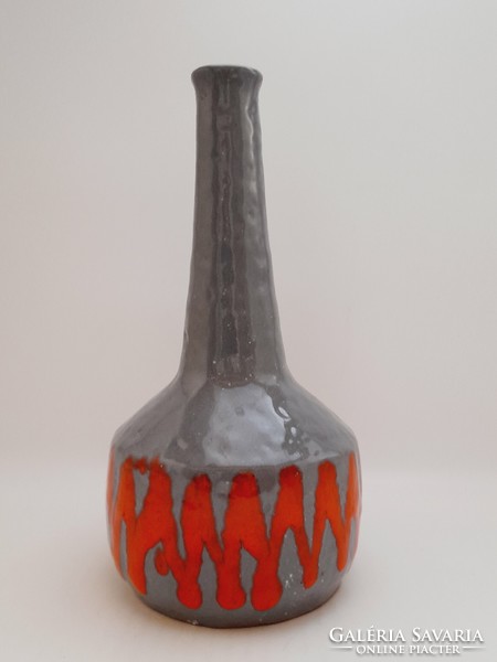 Retró kerámia váza, 25 cm