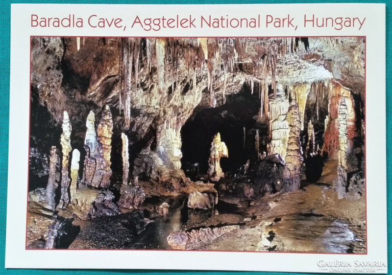 Aggtelek, Nemzeti Park, Baradla barlang, postatiszta képeslap