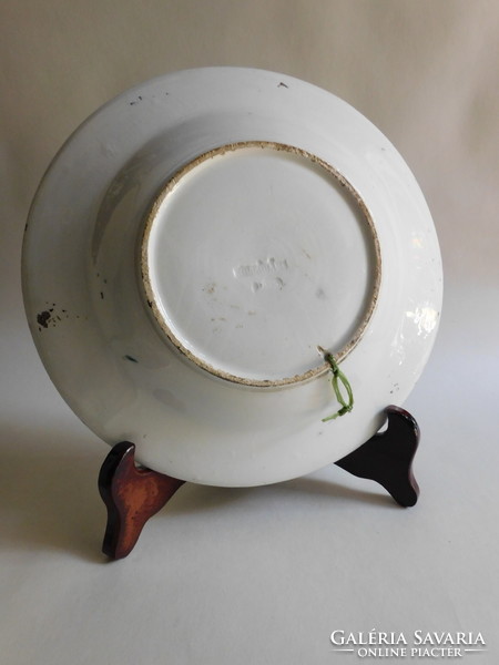 Antik keménycserép tányér 22.5 cm