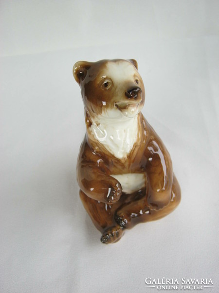 Royal dux porcelain teddy bear