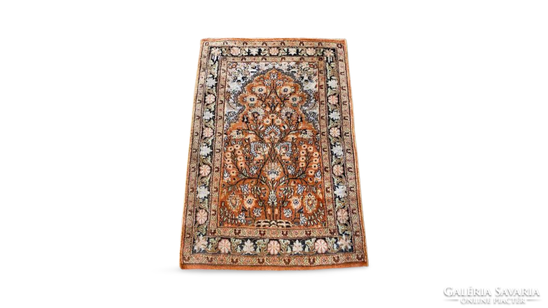 Cashmere silk carpet 102x67 cm